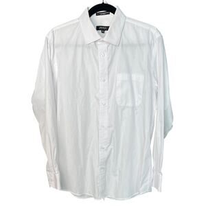 Arrow Men's Crisp White Dress Shirt - 16.5/32-33
